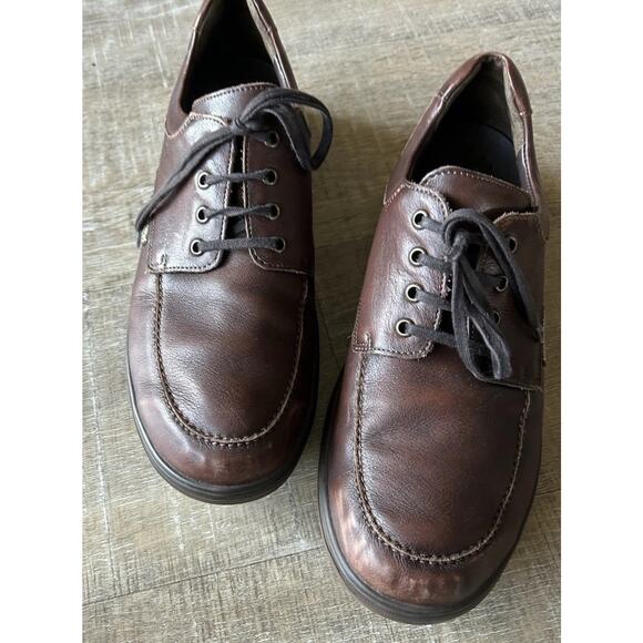 Mephisto Douk Brown Leather Comfort Walking Shoes Mens 10 Waterproof Derby main image 6